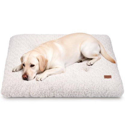 Dog Bed Crate Pad Plush Soft Dog Crate Bed for Medium Dogs and Cats Washable Anti-Slip Kennel Crate Mats for Sleeping and Anti Anxiety M
