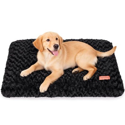 Dog Bed Crate Pad Plush Soft Dog Crate Bed for Medium Dogs and Cats Washable Anti-Slip Kennel Crate Mats for Sleeping and Anti Anxiety M