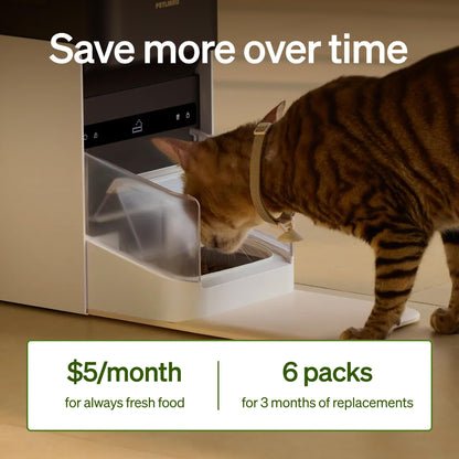 PETLIBRO Automatic Cat Feeder, 5G WiFi Automatic Dog Food Dispenser with Freshness Preservation, 5L Timed Pet Feeder with Low Food Sensor, Up to 10 Meals Per Day, Granary Black