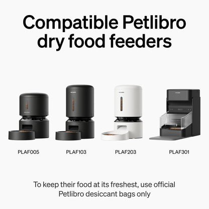 PETLIBRO Automatic Cat Feeder, 5G WiFi Automatic Dog Food Dispenser with Freshness Preservation, 5L Timed Pet Feeder with Low Food Sensor, Up to 10 Meals Per Day, Granary Black
