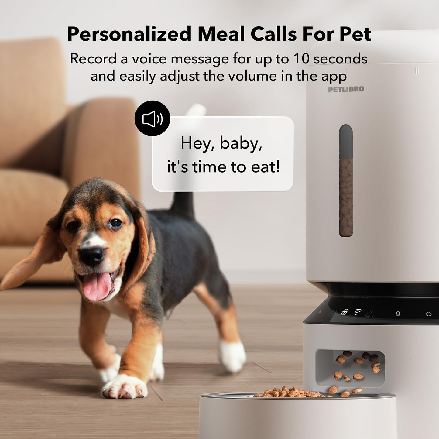 PETLIBRO Automatic Cat Feeder, 5G WiFi Automatic Dog Food Dispenser with Freshness Preservation, 5L Timed Pet Feeder with Low Food Sensor, Up to 10 Meals Per Day, Granary Black