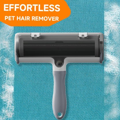 NVNAN Pet Hair Removal Glove for Dogs & Cats, 2-in-1 Deshedding Brush & Massage Mitt - Grooming Gloves for Shedding Control, Bathing and Washing, Safe for Short/Long Hair Pets 2-Pack (Blue)